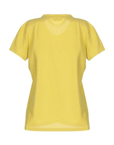 Shop Slowear T-shirts In Yellow