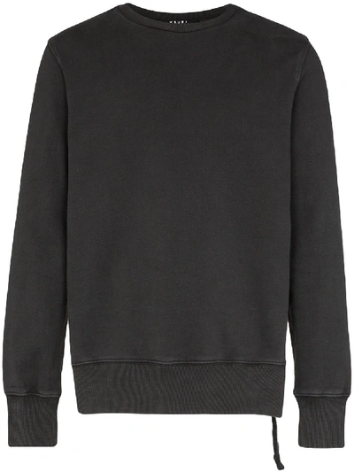Shop Ksubi Seeing Lines Sweatshirt In Black