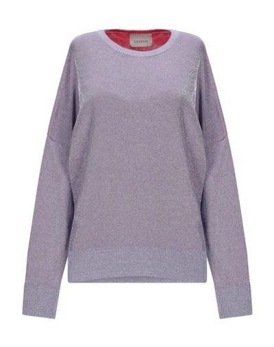 Shop Laneus Sweaters In Lilac