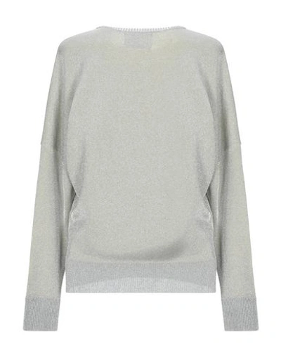 Shop Laneus Sweaters In Silver
