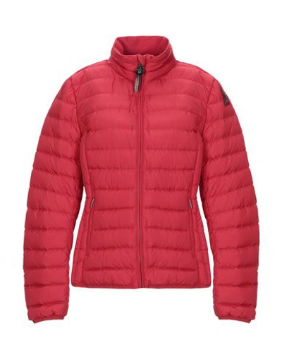 Shop Parajumpers Down Jacket In Brick Red