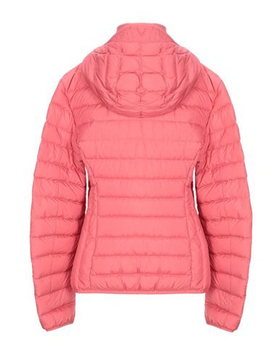 Shop Parajumpers Woman Down Jacket Salmon Pink Size Xxs Polyester