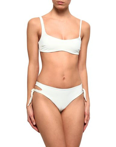 Shop Alix Bikini Tops In Ivory