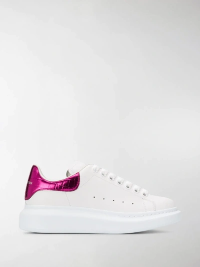 Shop Alexander Mcqueen Oversized Low-top Sneakers In White