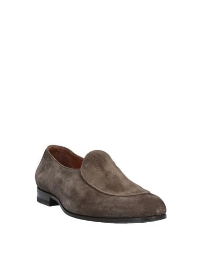 Shop Ortigni Loafers In Khaki