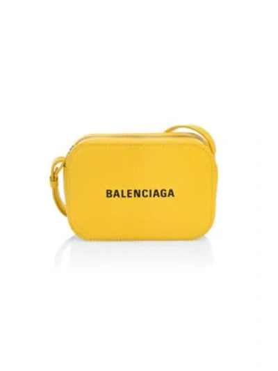 Balenciaga Extra-small Everyday Leather Camera Bag In Yellow | ModeSens