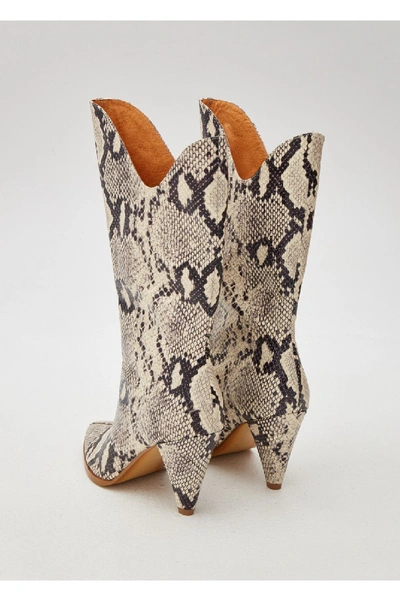 Shop Jaggar Pinnacle Snake Boot In Grey