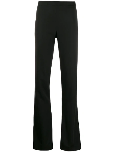 HIGH-WAISTED BOOTCUT TROUSERS