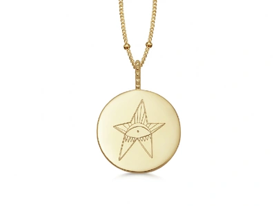 Shop Missoma Stargazer Pendant Necklace 18ct Gold Plated Vermeil