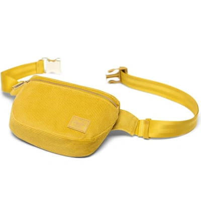Shop Herschel Supply Co Fifteen Belt Bag In Golden Palm