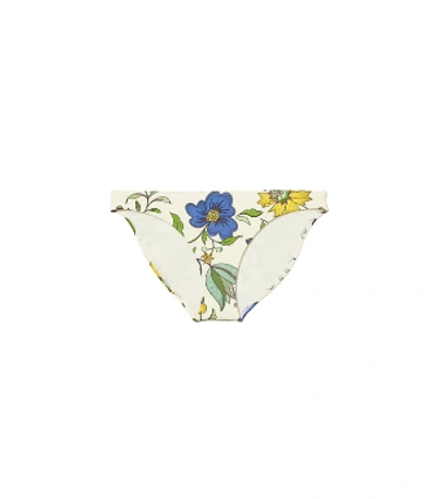 Shop Tory Burch Printed Hipster Bikini Bottom In New Ivory Love Floral