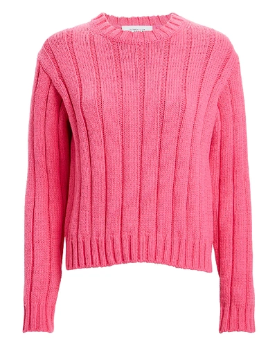 Shop Derek Lam 10 Crosby Iola Rib Knit Sweater In Pink