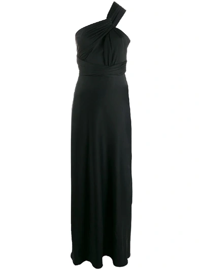 Shop Emilio Pucci Twist Detail Dress In Black