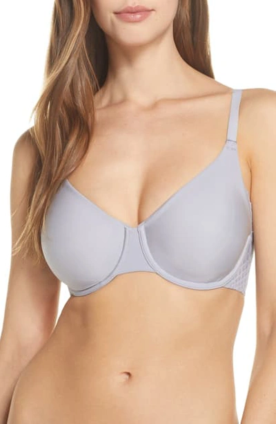 Shop Wacoal Ultimate Side Smoother Underwire T-shirt Bra In Lilac Gray