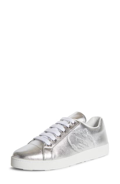 prada metallic sneakers