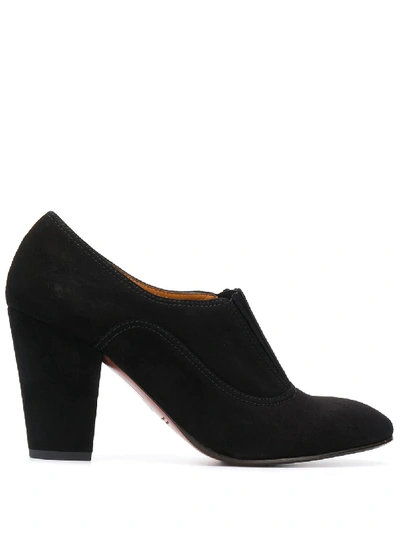 Shop Chie Mihara Elaud Chunnky-heel Pumps In Black