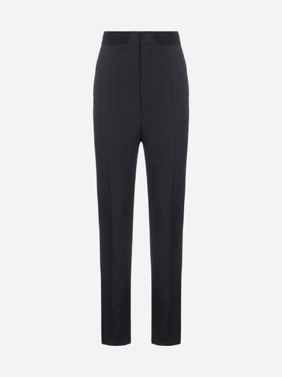 Shop Haider Ackermann High-waist Wool Trousers