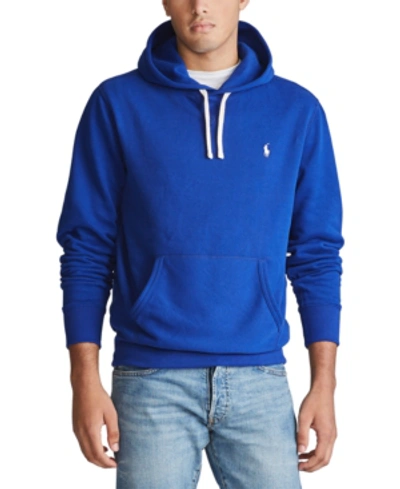 Shop Polo Ralph Lauren Men's Rl Fleece Hoodie In Heritage Royal