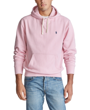 pink polo hoodie