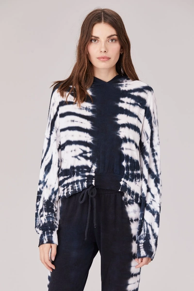 Shop Lna Rapture Tie Dye Hoodie In Midnight Tie Dye