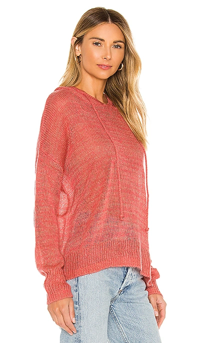 Shop Lovers & Friends Sequoia Knit Hoodie In Red