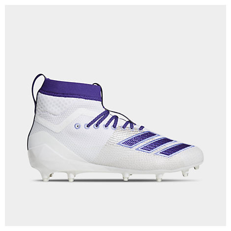 purple football cleats mens