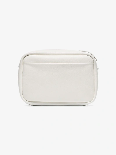 Shop Balenciaga White Everyday Small Leather Camera Bag