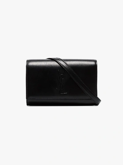 Shop Saint Laurent Ysl Kate Belt Bag In Black