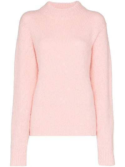 Shop Tibi Cozette Knit Jumper In Pink