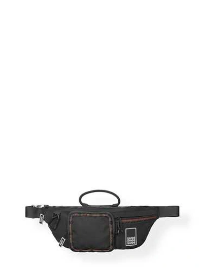 Ganni Tech Fabric Fanny Pack In Black | ModeSens