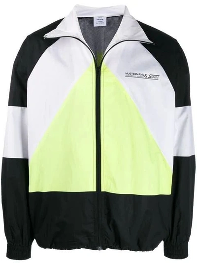 Shop Vetements Musterman Multicolor Track Jacket In Black