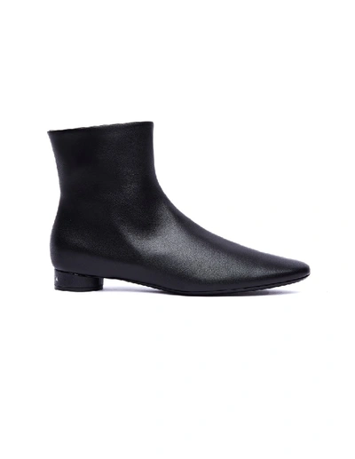 Shop Balenciaga Black Leather Oval 20mm Boots