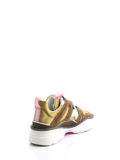 Shop Isabel Marant Étoile Mesh And Suede Sneakers In White