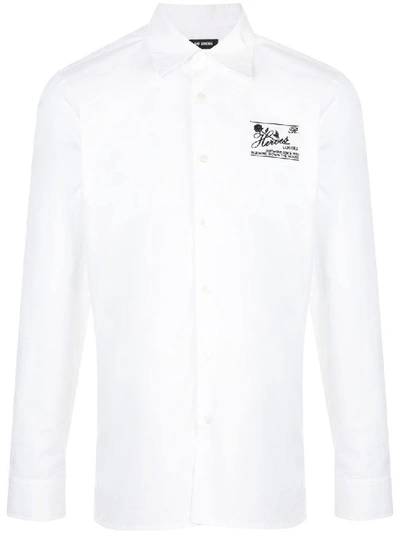 Shop Raf Simons Heroes Shirt In White