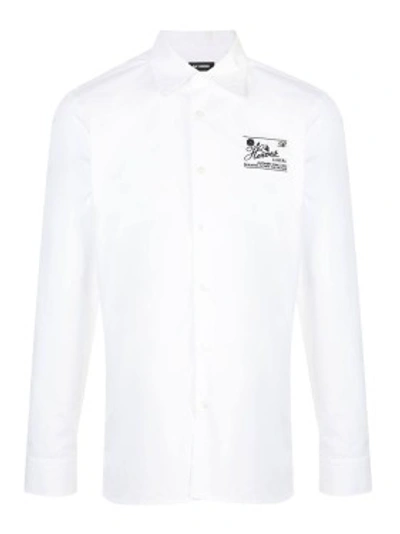 Shop Raf Simons Heroes Shirt In White