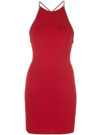 Shop Alexander Wang Red Women's Halter Dress