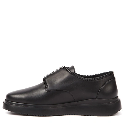 Shop Giuseppe Zanotti Black  Leather Sneaker