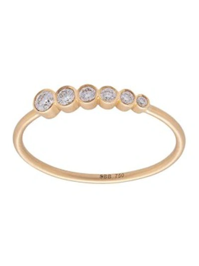 Shop Sophie Bille Brahe 18kt Gold Lune Diamond Ring In Not Applicable