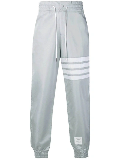 Shop Thom Browne 4-bar Track Pants In White