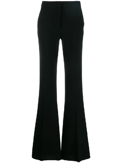 Shop Emilio Pucci Flared-leg Tailored Trousers In Black