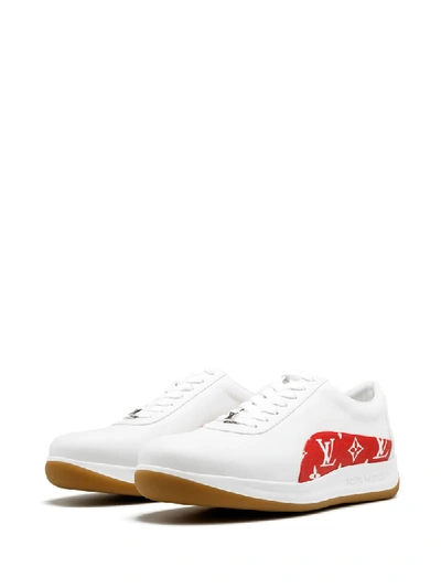 Pre-owned Louis Vuitton X Supreme Sport Sneakers In White