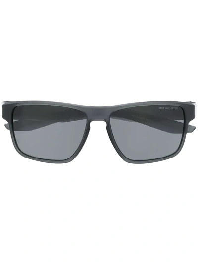 Shop Nike Square-frame Sunglasses In Grey