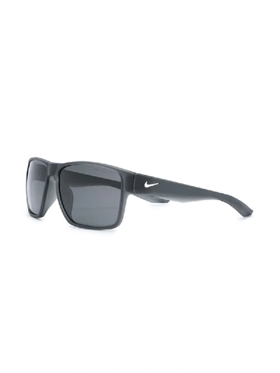 Shop Nike Square-frame Sunglasses In Grey