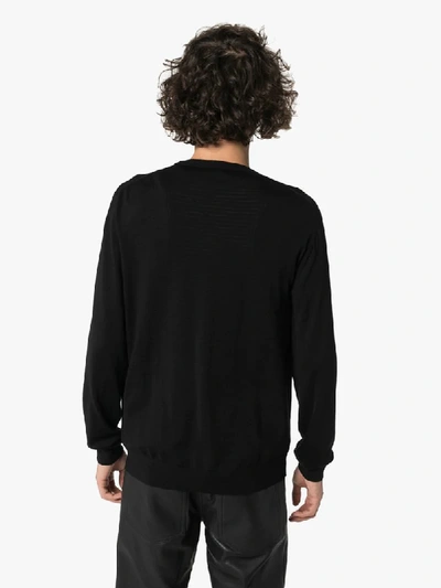 Shop Versace Besticktes Sweatshirt In Black