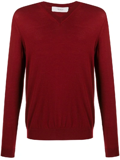 Shop Pringle Of Scotland V-neck Sweater In Red