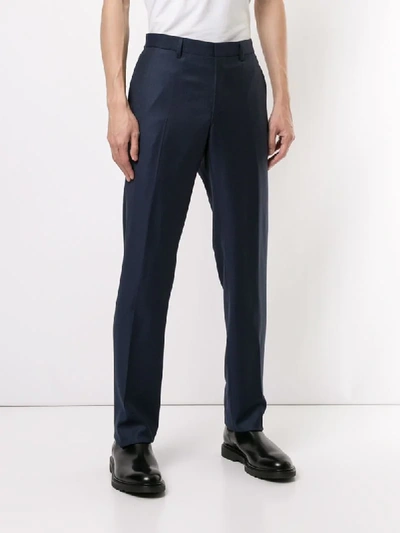 Shop Cerruti 1881 Tailored Suit Trousers In Blue