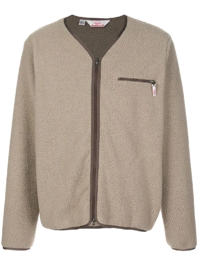 Battenwear Lodge Faux-shearling Cardigan In Neutrals | ModeSens