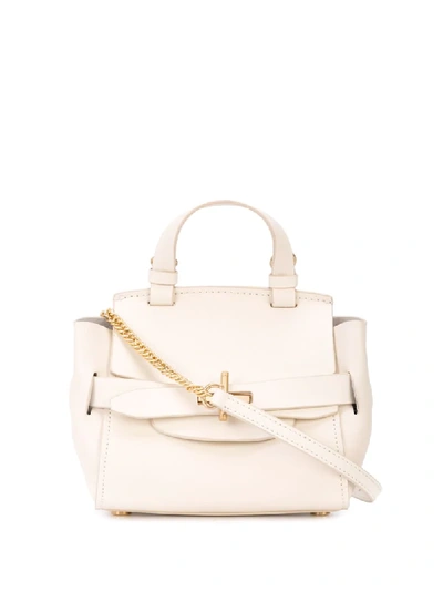 Shop Zac Zac Posen Mini Brigette Belted Crossbody Bag In White