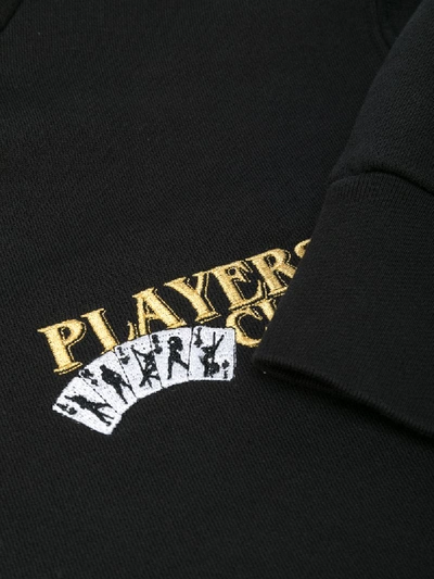 Shop Amiri 'players Club' Kapuzenpullover In Black