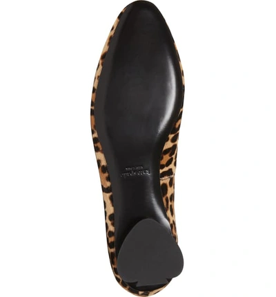 Shop Kate Spade Fallyn Skimmer Flat In Natural Leopard Calf Hair